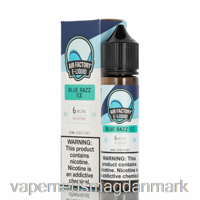 Vape Uden Nikotin Frost - Iced Blue Razz - Air Factory - 60ml 3mg